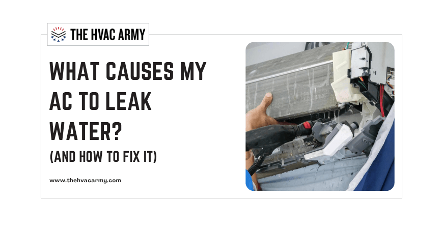 What Causes My AC to Leak Water?